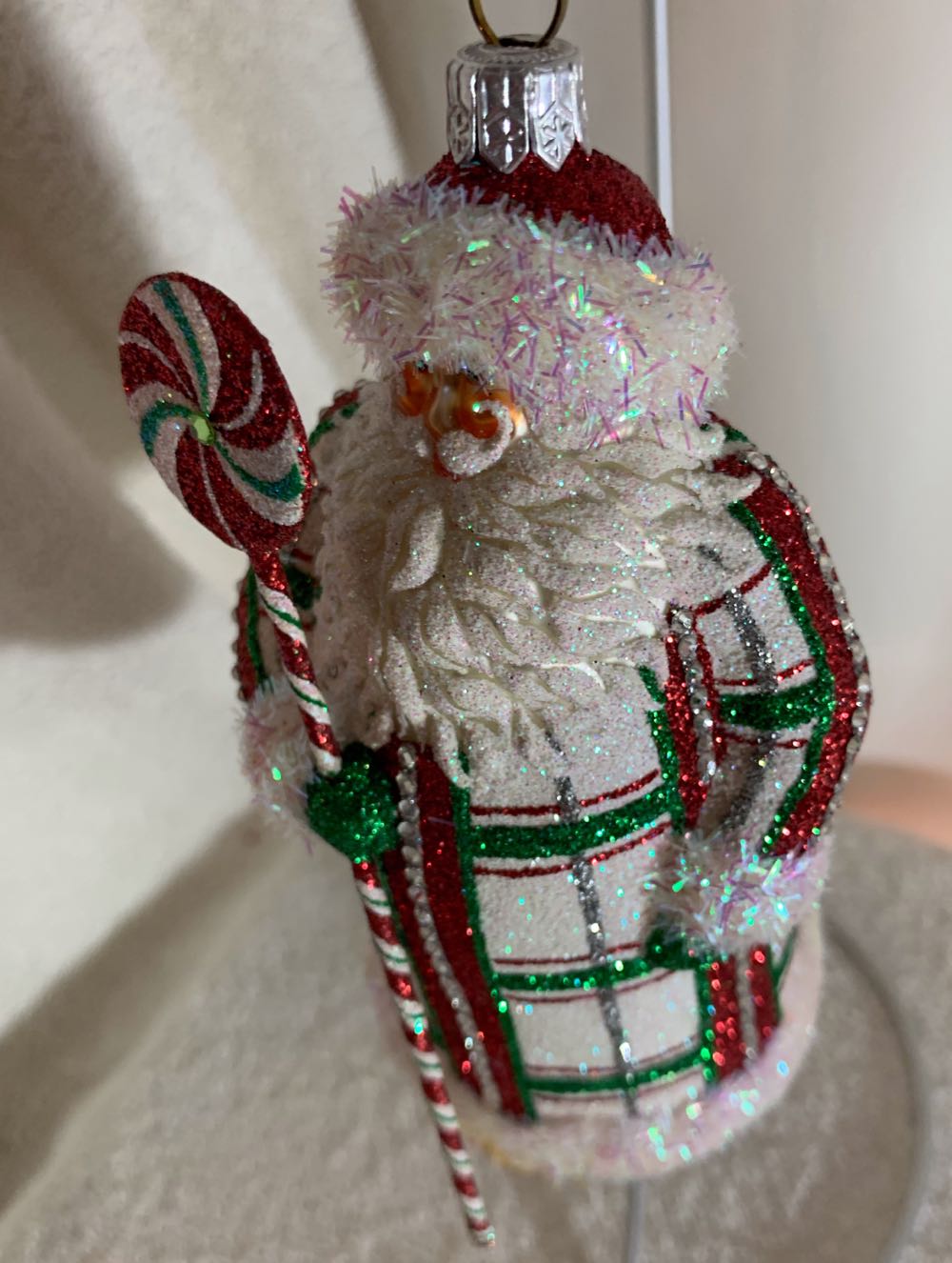 Century Santa, Christmas Plaid - Other Exclusive (Santa) ornament collectible - Main Image 2