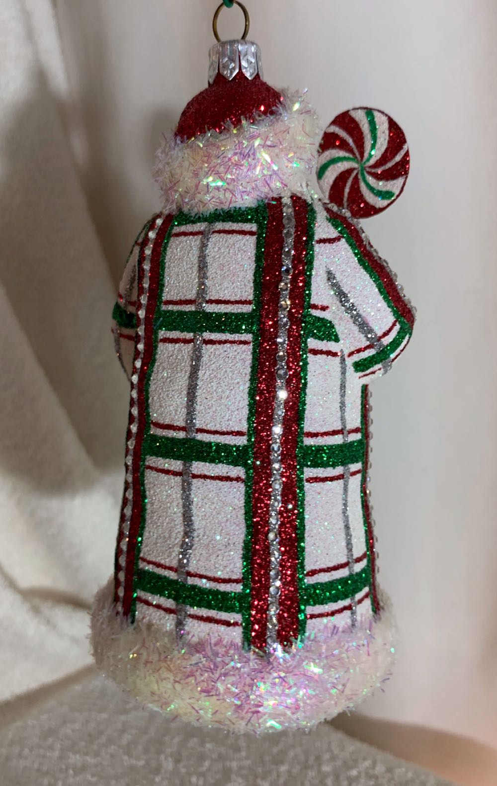 Century Santa, Christmas Plaid - Other Exclusive (Santa) ornament collectible - Main Image 3