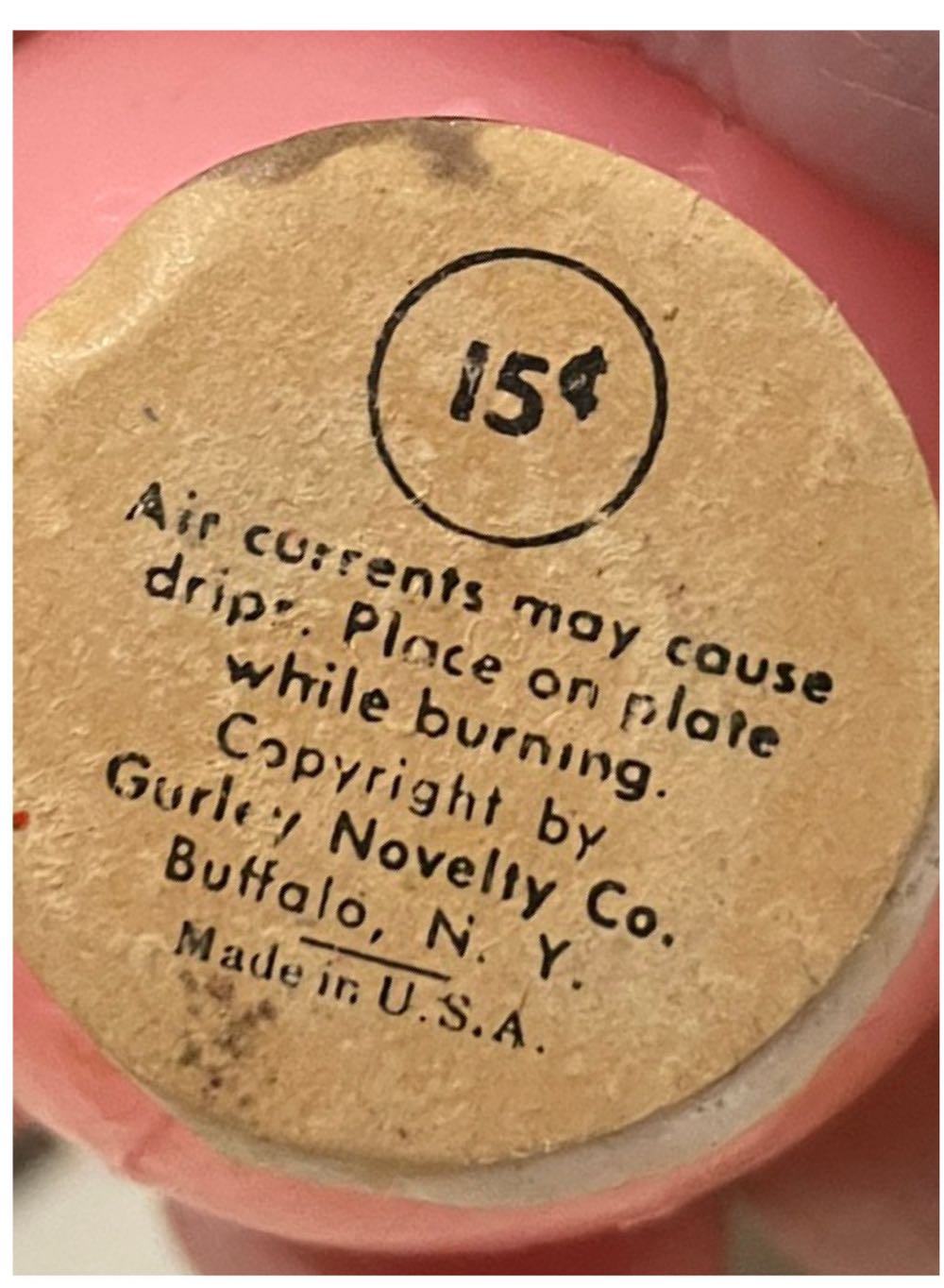 Gurley - Easter - 3” - Egg - Bunny - Pink - Easter Egg (Easter - Candle) ornament collectible - Main Image 2