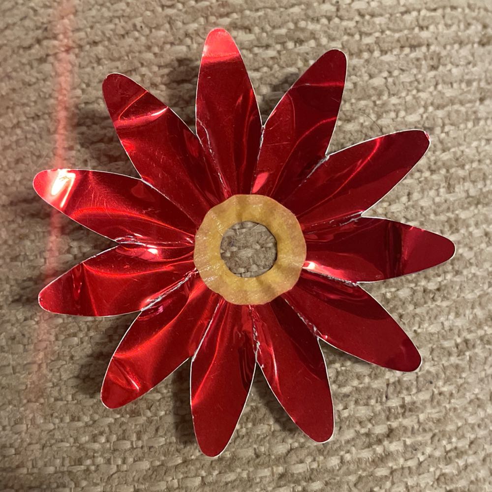 Doubl-Glo - Foil - Reflectors - Smooth - 11 Rounded - Red - Reflectors (Christmas Lighting) ornament collectible - Main Image 1