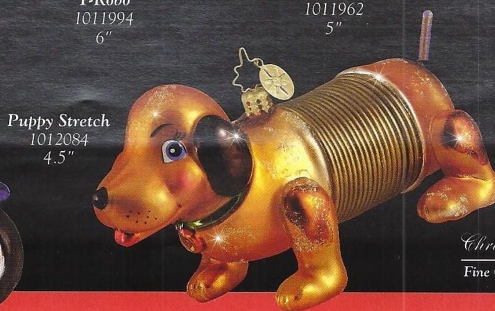 Puppy Stretch -  1012084 (Animals) ornament collectible - Main Image 2