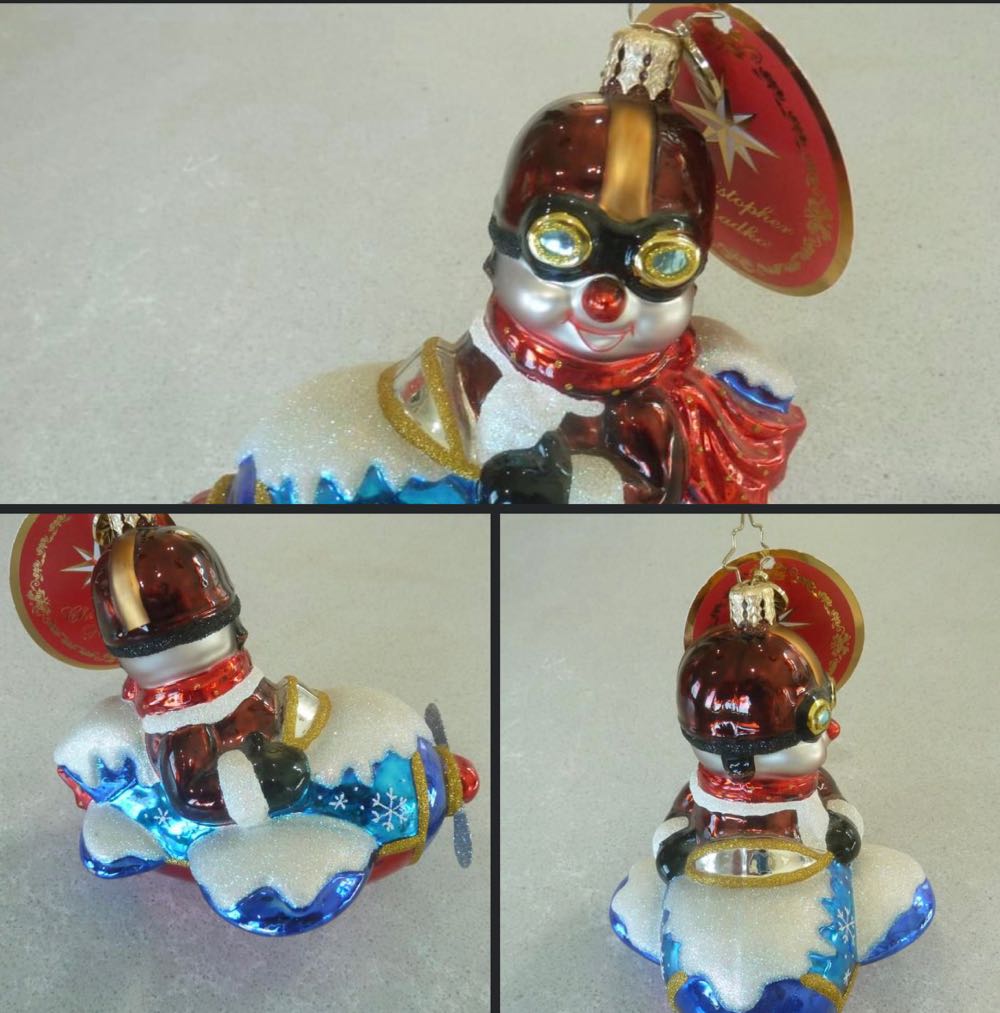 Airplane Mode - 1018265 (Snowman) ornament collectible - Main Image 2