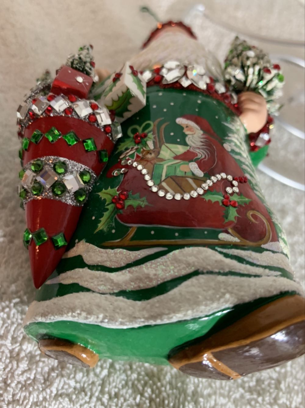 The 25th, Green, Sleighful - Event Piece (Santa) ornament collectible - Main Image 4