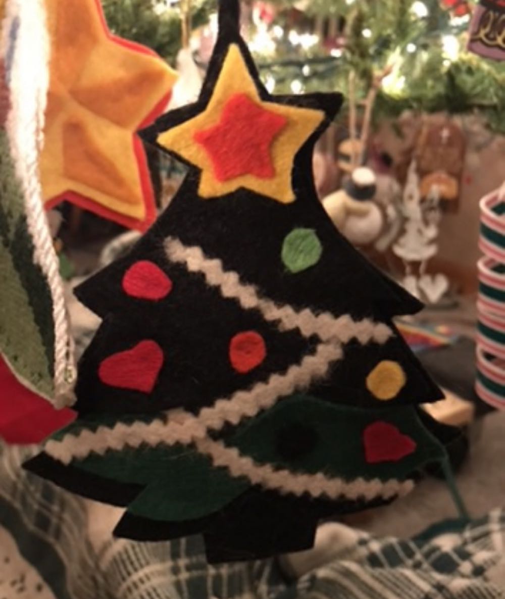 Felt - Christmas Tree - Christmas Tree (Felt) ornament collectible - Main Image 1