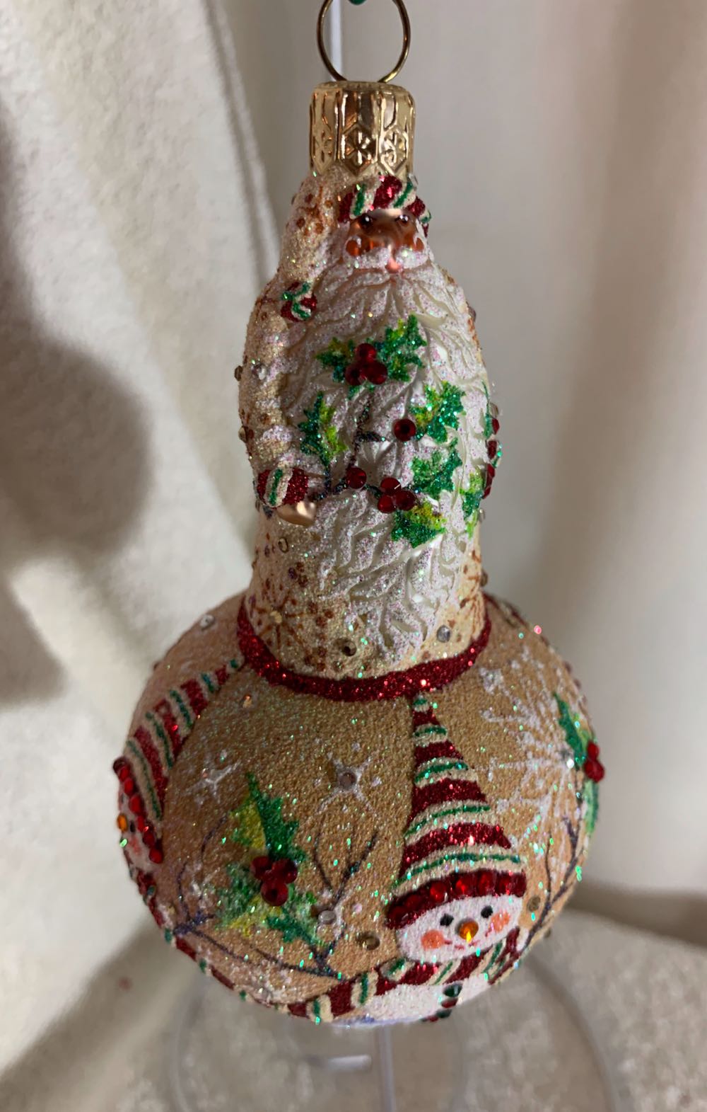 Spearman Santa, Snowmen & Holly - Other Exclusive (Santa) ornament collectible - Main Image 2