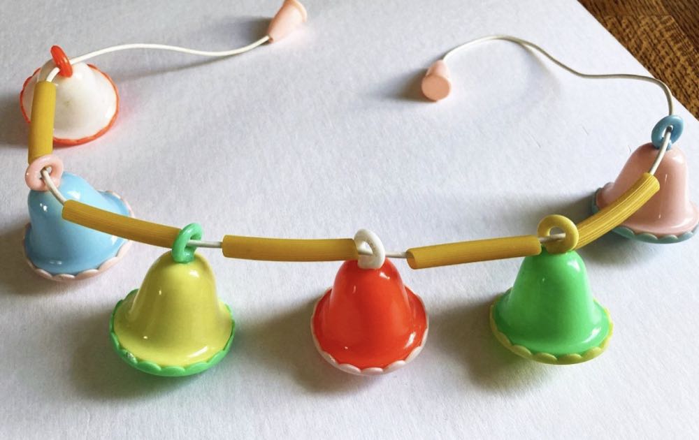 Bell - Rattle - Green & Yellow - Bell (Rattle) ornament collectible - Main Image 2