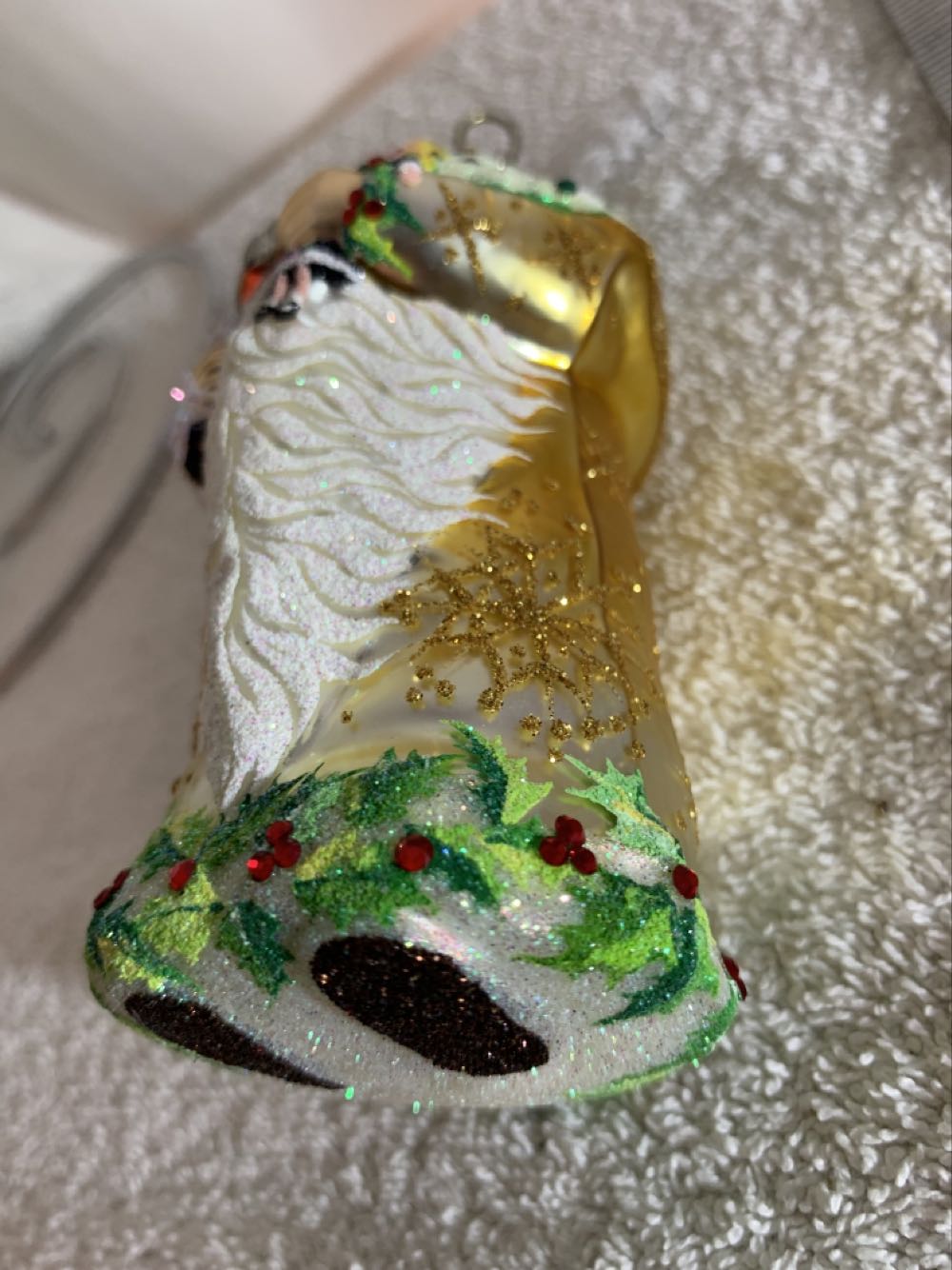 A Santa for Mommy, Gold - General Line (Santa) ornament collectible - Main Image 4