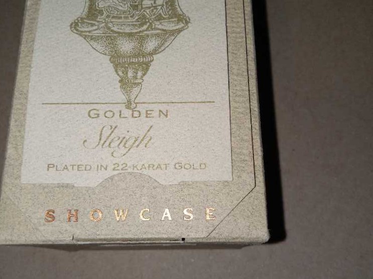 Golden Sleigh 22k Expo Collection 1994 -   (Showcase, Expo Collection) ornament collectible - Main Image 3