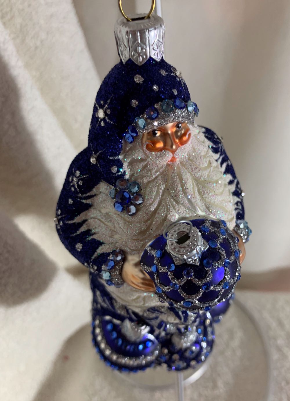 Let’s Decorate, Blue - Event Piece (Santa) ornament collectible - Main Image 2