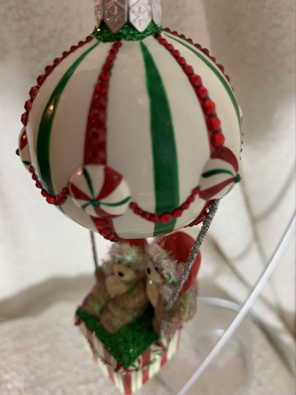 Bearing Gifts, Peppermint Stripe - General Line (Teddy Bears) ornament collectible - Main Image 3
