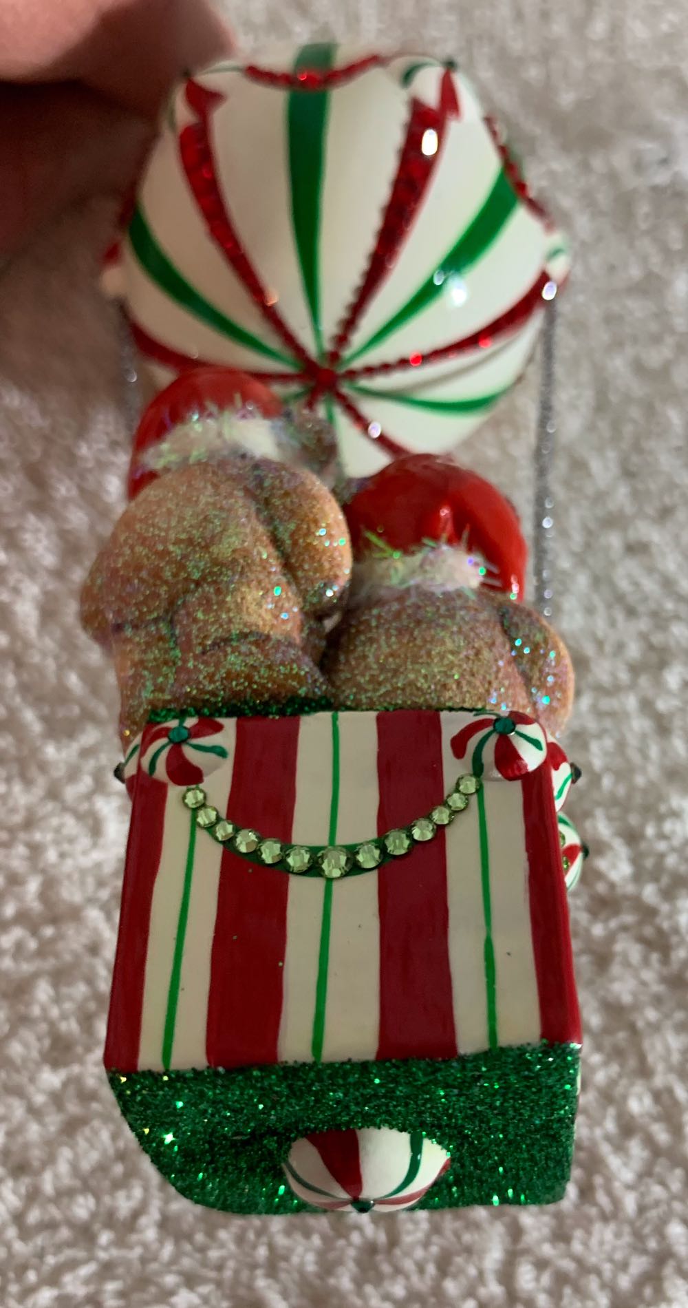 Bearing Gifts, Peppermint Stripe - General Line (Teddy Bears) ornament collectible - Main Image 4