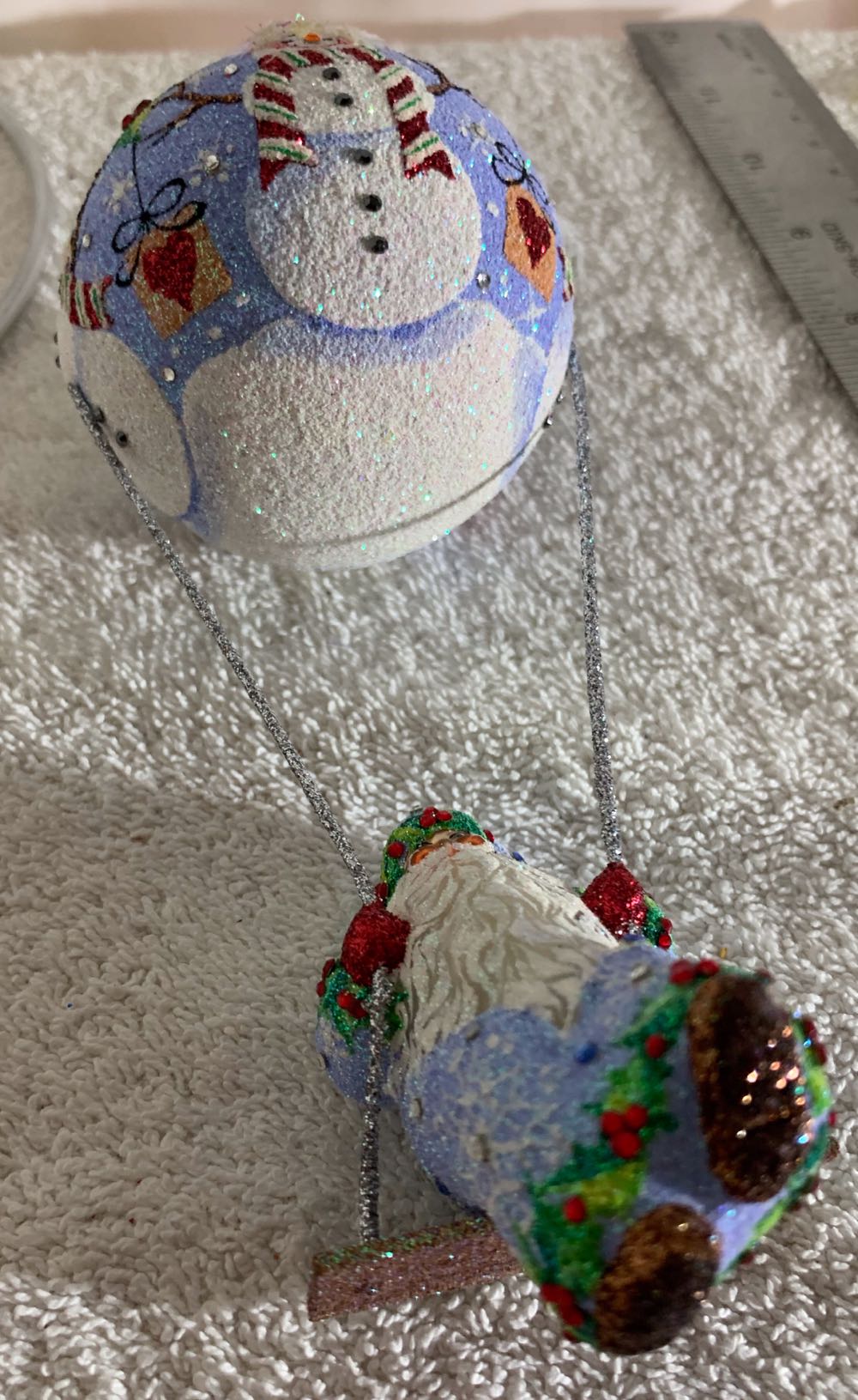 Swing Time, Snowman & Blue - Other Exclusive (Air Balloon) ornament collectible - Main Image 4