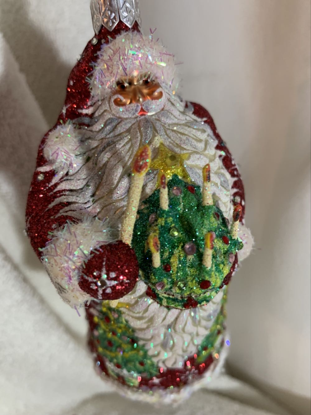 Burn Brightly, Red - General Line (Santa) ornament collectible - Main Image 2