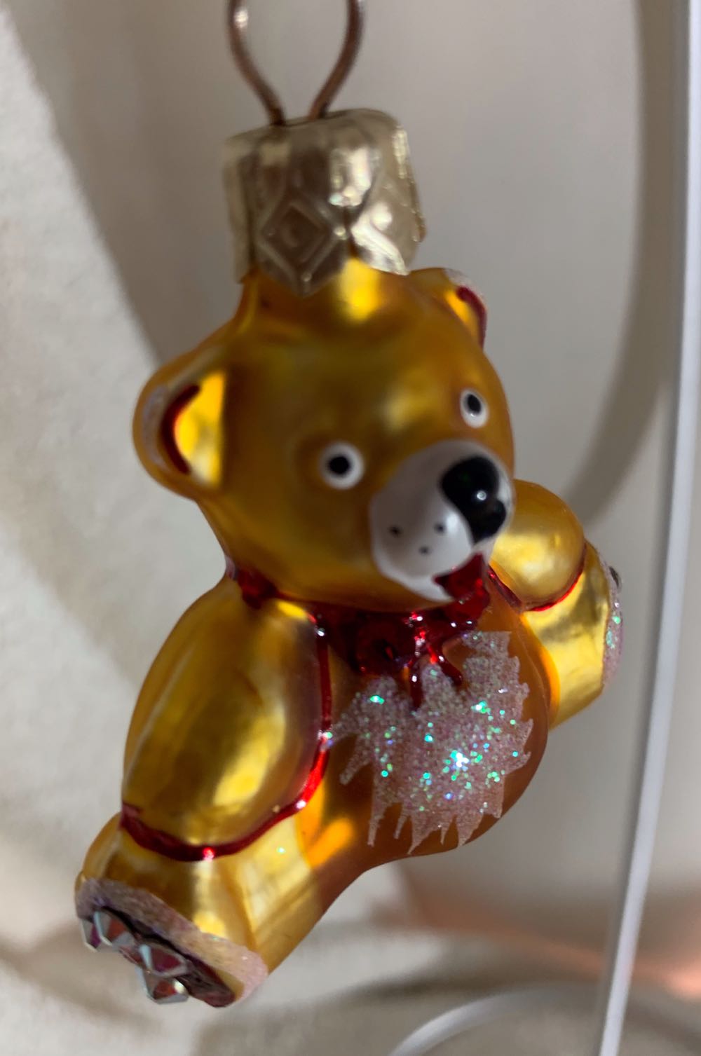 Golden Bear, Mini  (Teddy Bears) ornament collectible - Main Image 2