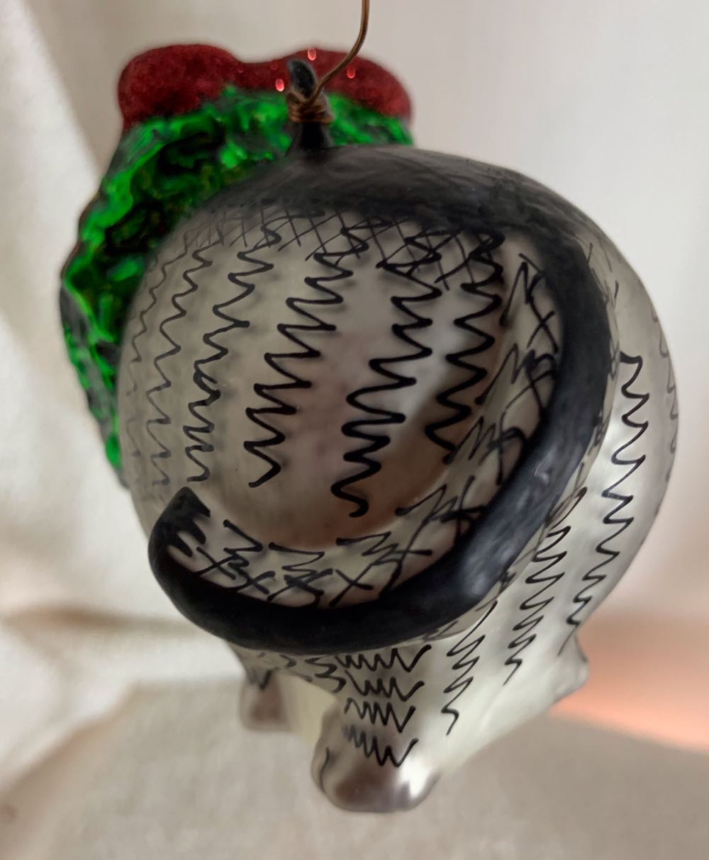 Kliban Cat w/Christmas Wreath  (Teddy Bears) ornament collectible - Main Image 3