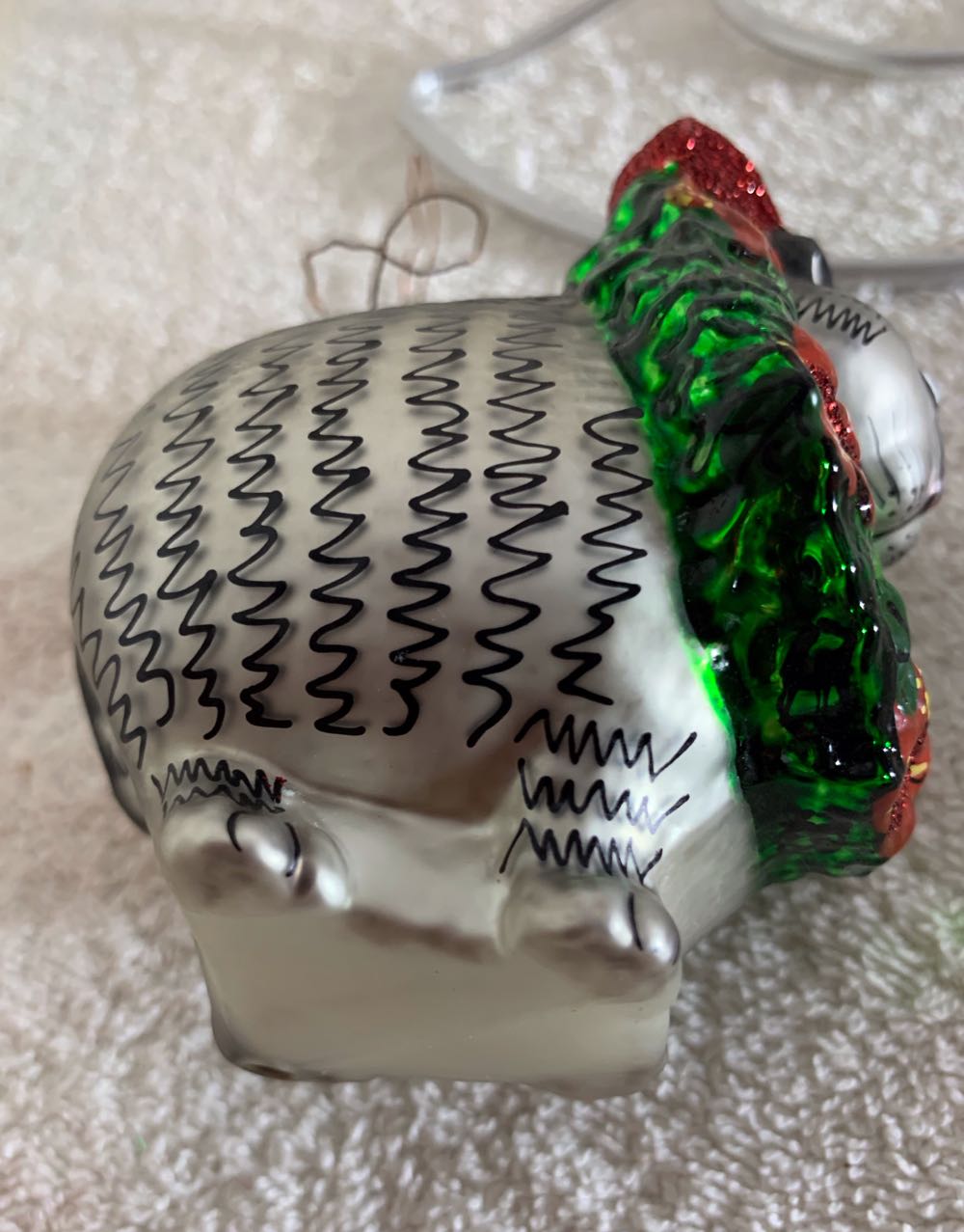 Kliban Cat w/Christmas Wreath  (Teddy Bears) ornament collectible - Main Image 4