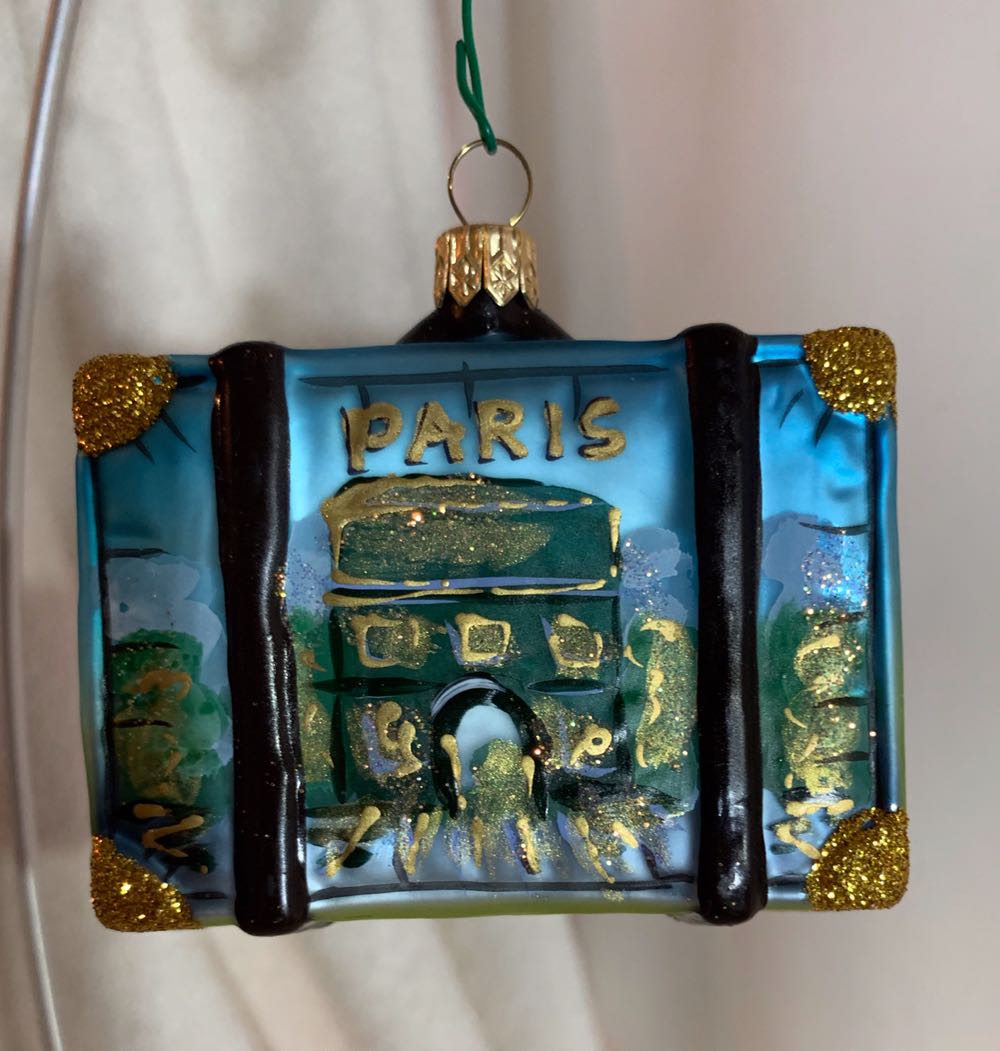 Travel, Paris, France  (Christmas Tree Ornament) ornament collectible - Main Image 2