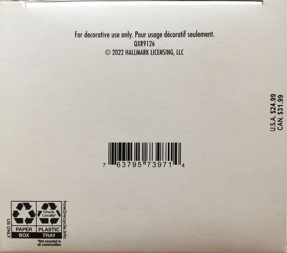 Father Christmas 2022 19 - Staff And Red Basket - Father Christmas (Father Christmas) ornament collectible [Barcode 763795739714] - Main Image 4