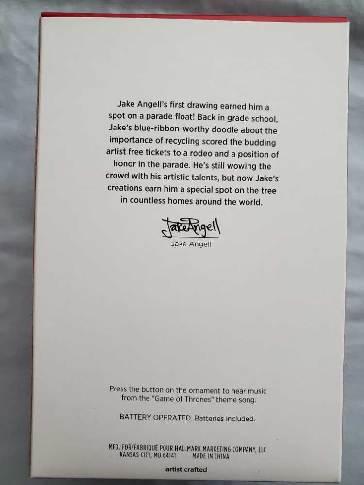 The Iron Throne - Magic Sound (Game Of Thrones) ornament collectible [Barcode 763795751228] - Main Image 2