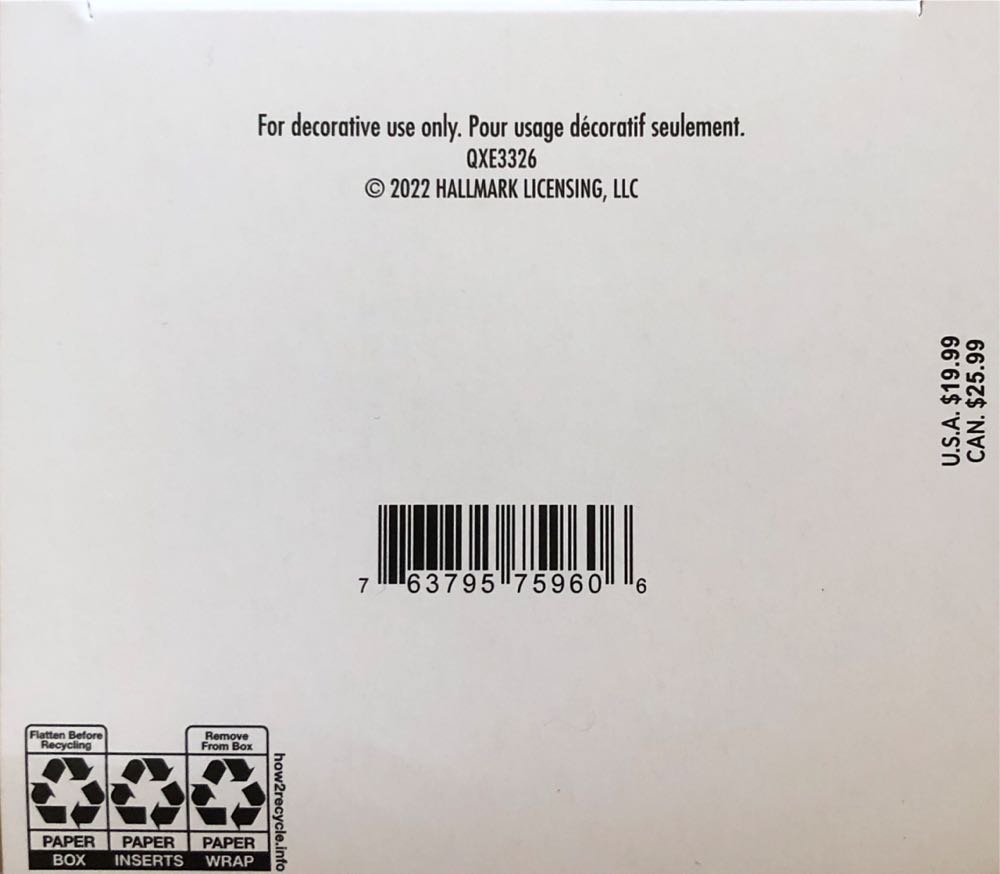 Father Christmas’s Reindeer (2022) - Father Christmas Reindeer (Companion Piece) ornament collectible [Barcode 763795759606] - Main Image 4