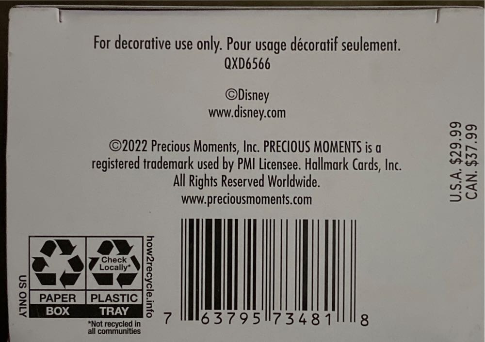 Precious Moments Tiana - Disney Precious Moments (Disney Precious Moments) ornament collectible [Barcode 763795734818] - Main Image 4