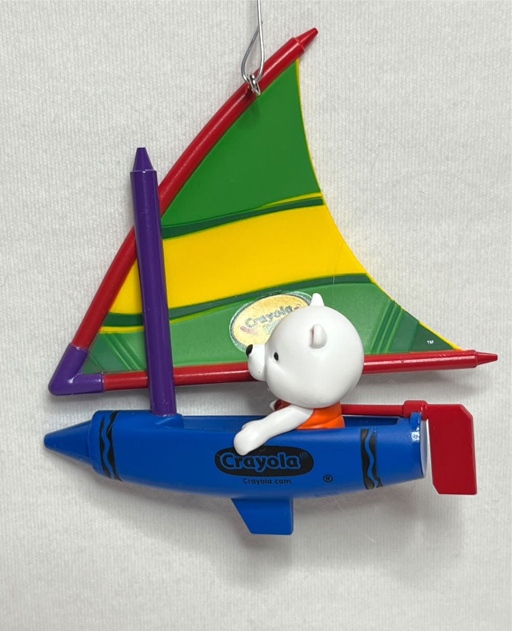 Colorful Canoe Sailing - Crayola Crayon (Crayola Crayons) ornament collectible [Barcode 763795750115] - Main Image 3