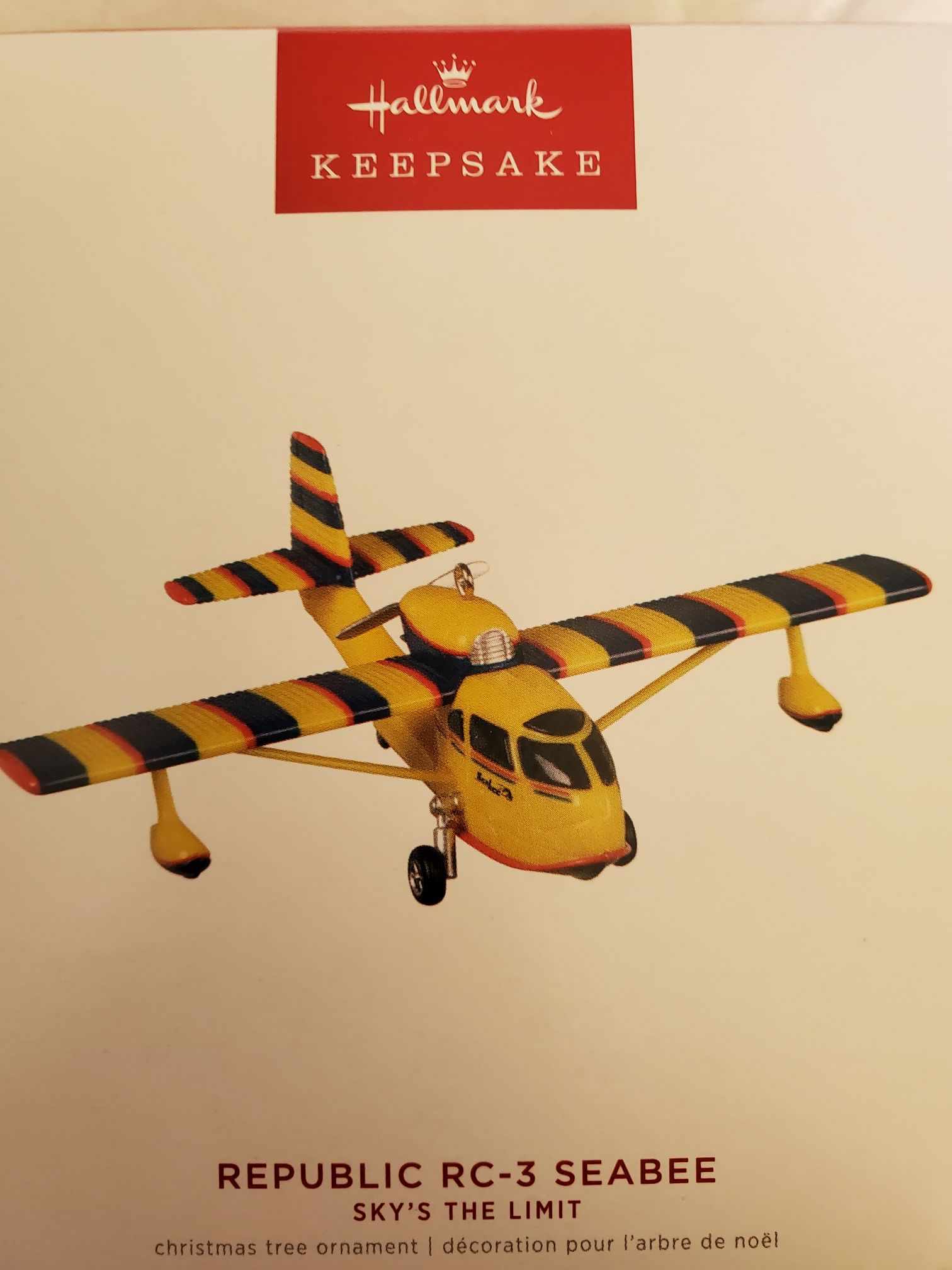 Republic RC-3 SeaBee - Sky’s The Limit (Aviation) ornament collectible [Barcode 763795731152] - Main Image 2