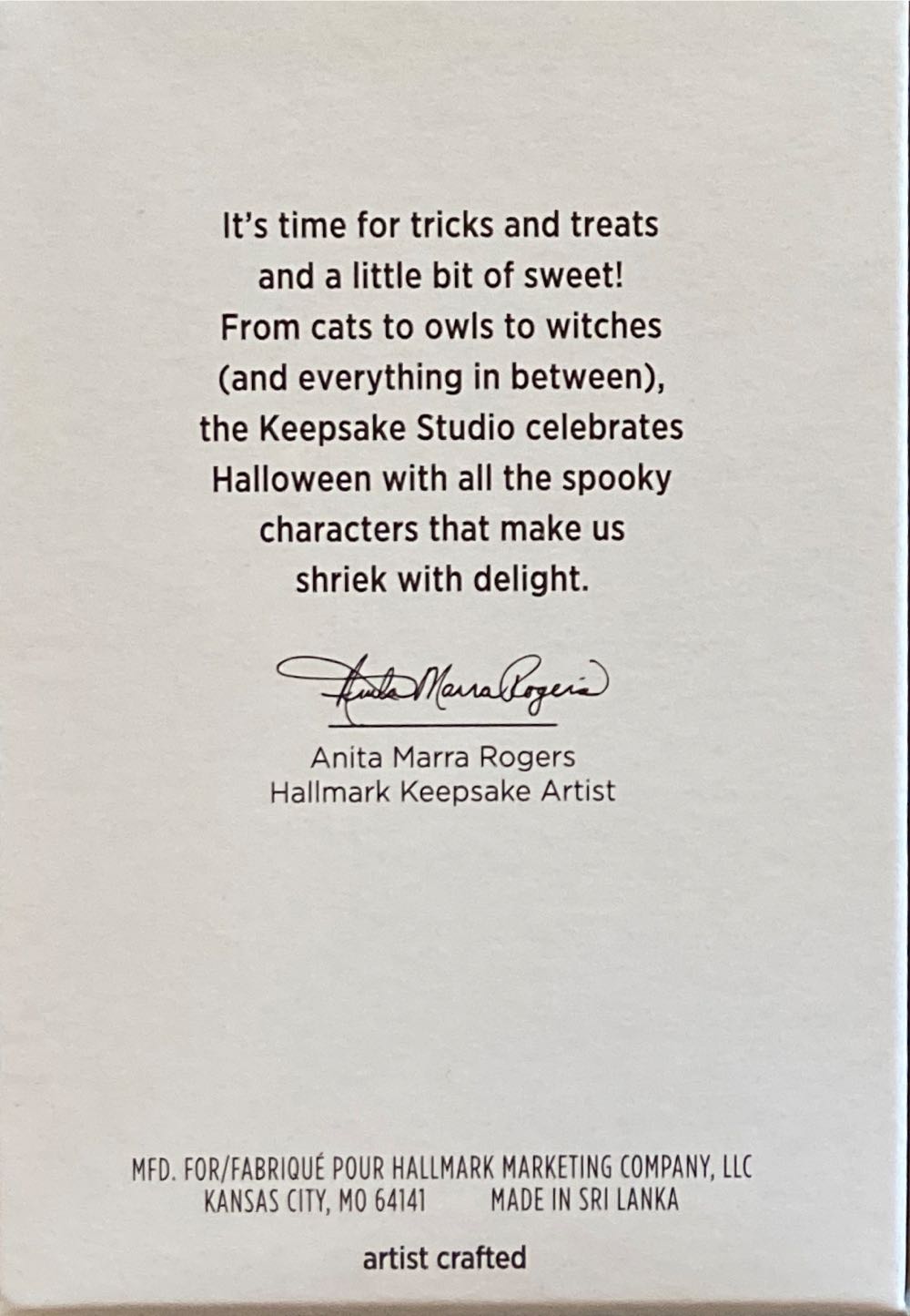 Happy Halloween #10 - Halloween (Series Piece) ornament collectible [Barcode 763795724833] - Main Image 2