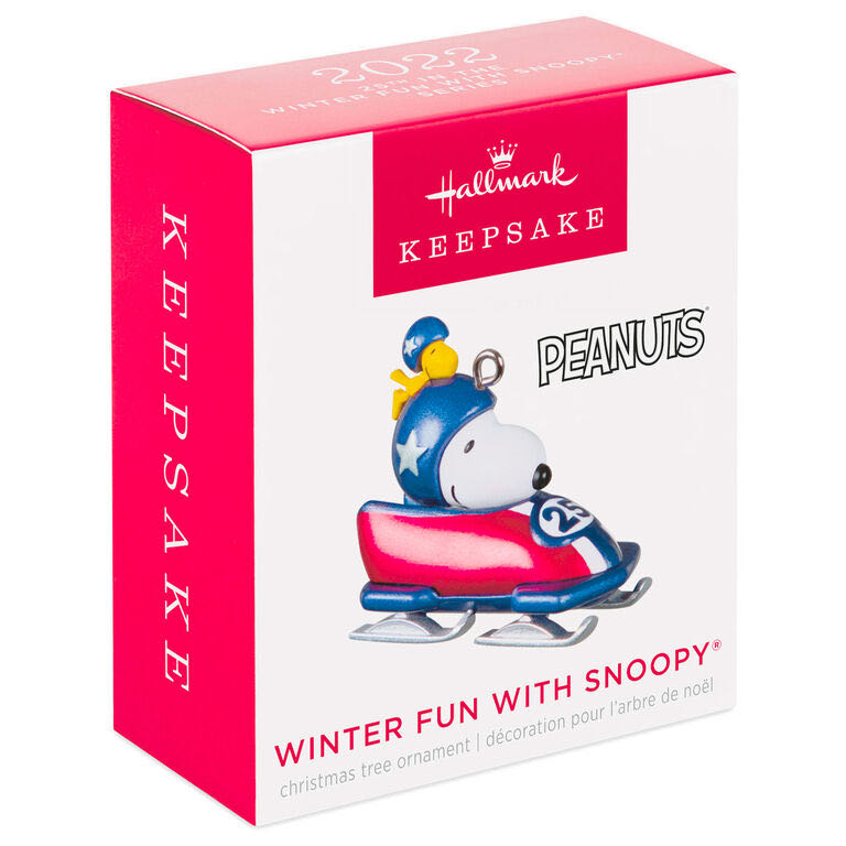 #25 Winter Fun With Snoopy - Winter Fun With Snoopy (Peanuts) ornament collectible [Barcode 763795768042] - Main Image 3