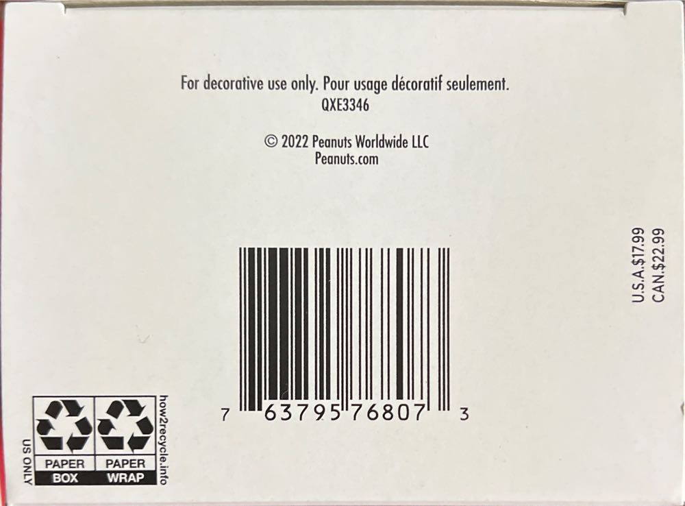 Happy 100th Charles M. Schultz - The Peanuts Gang (The Peanuts Gang) ornament collectible [Barcode 763795768073] - Main Image 4