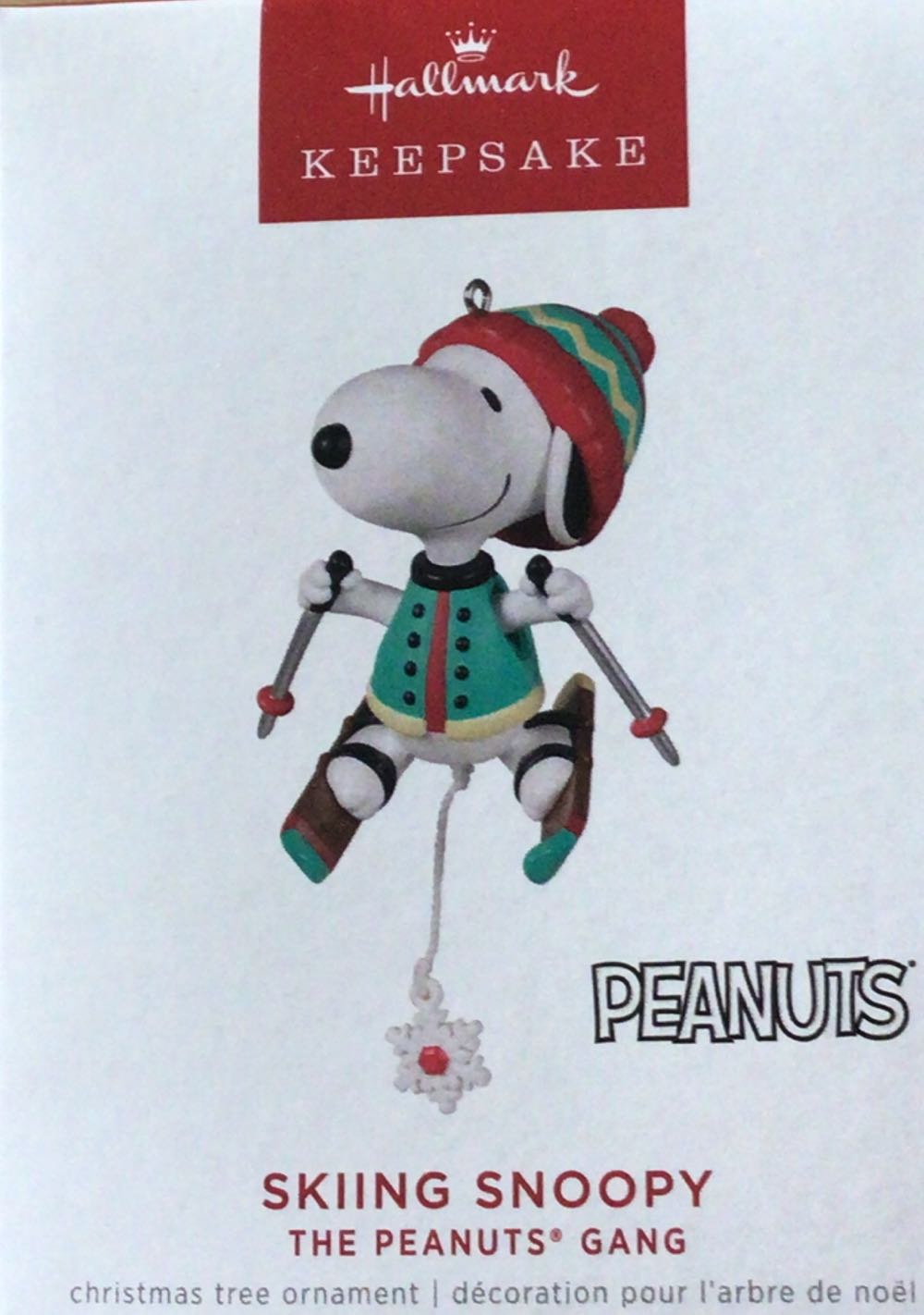 Garland silver and rose gold plastic ornaments