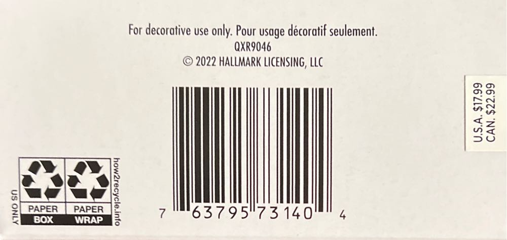 A Pony For Christmas #25 (2022) - A Pony For Christmas (Collectible Series) ornament collectible [Barcode 763795731404] - Main Image 3