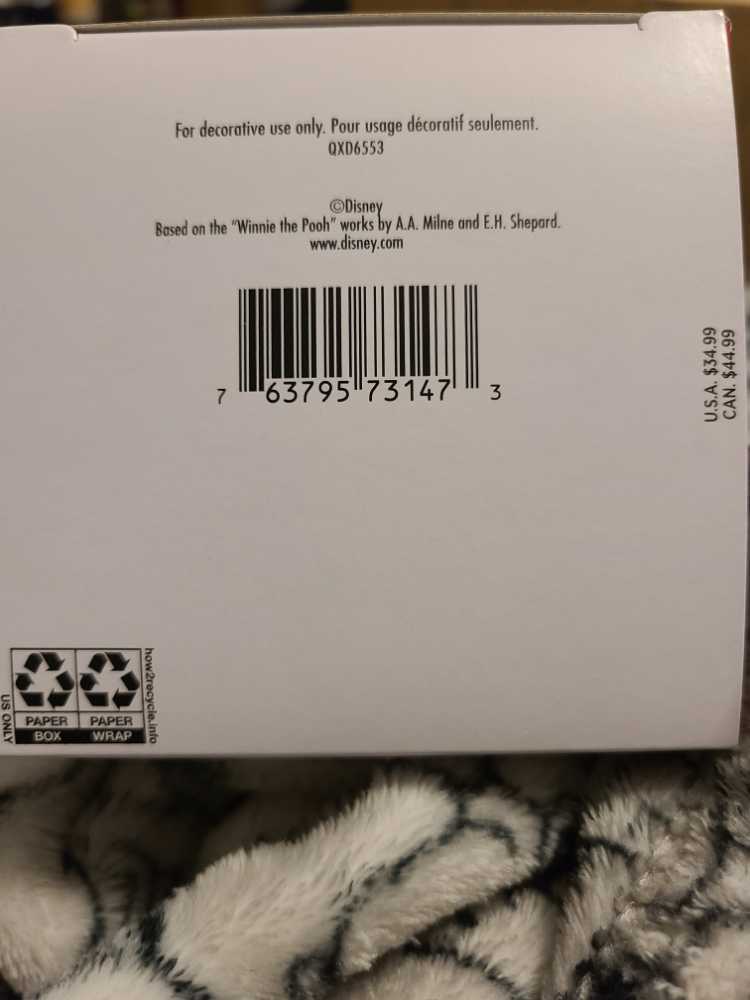 A Smallish Gift - Disney Winnie The Pooh (Disney-Winnie The Pooh) ornament collectible [Barcode 763795731473] - Main Image 4