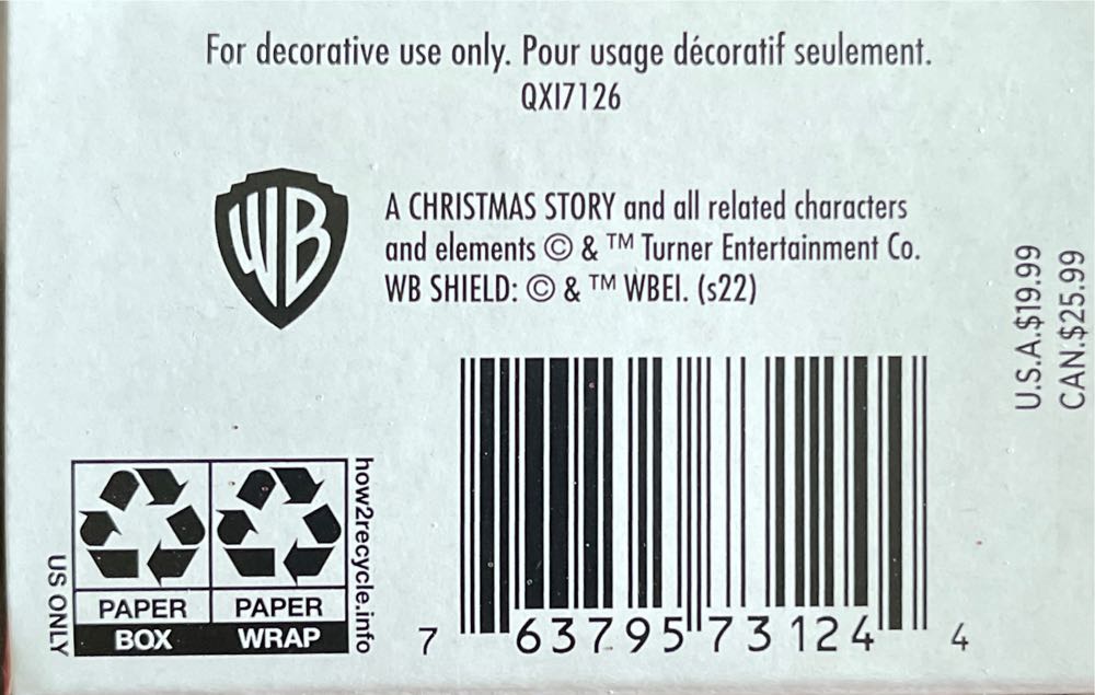 It’s Glorious! - Hallmark “A Christmas Story” Ornaments (A Christmas Story) ornament collectible [Barcode 763795731244] - Main Image 2
