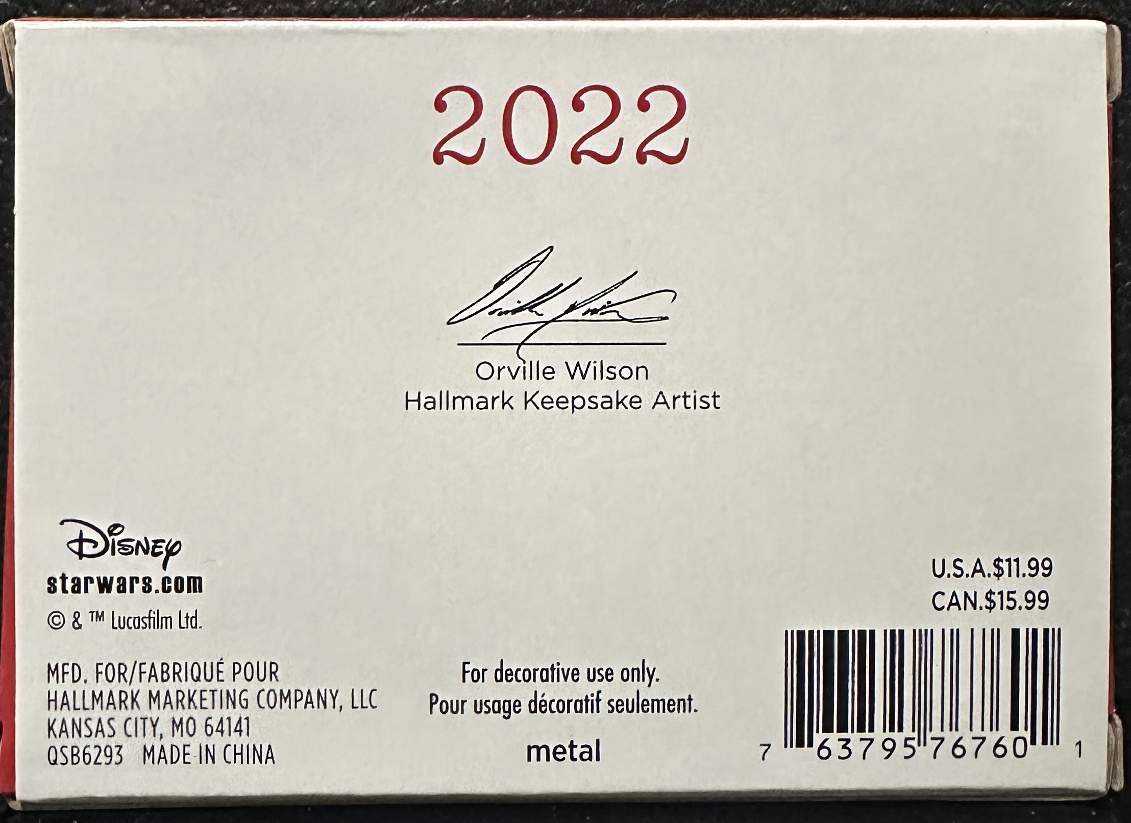 The Rebel Alliance VS. The Galactic Empire - Star Wars (Star Wars) ornament collectible [Barcode 763795767601] - Main Image 3