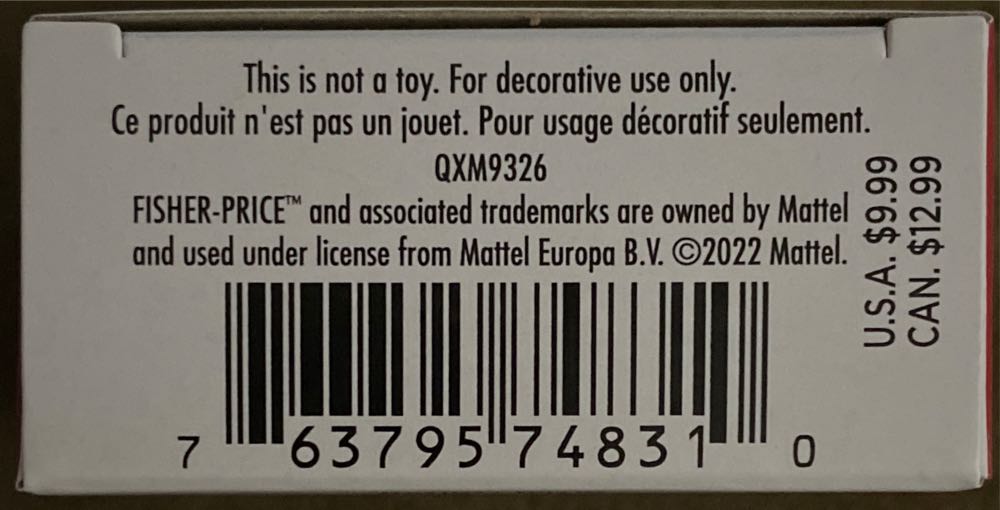 Classic Xylophone- Fisher-Price - Hallmark Keepsake Miniature (Miniature) ornament collectible [Barcode 763795748310] - Main Image 4