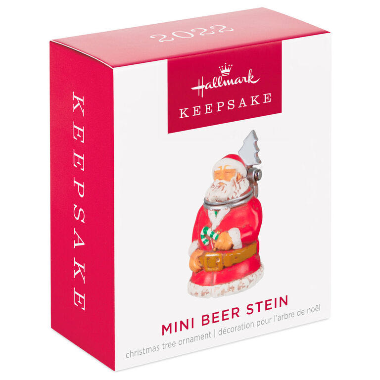 Santa Beer Stein - Mini - Santa Mini (Santa) ornament collectible [Barcode 763795727018] - Main Image 3