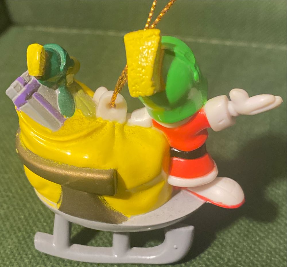 Looney Tunes Marvin The Martian & K-9 on Sled - Marvin The Martian (Looney Tunes) ornament collectible - Main Image 3