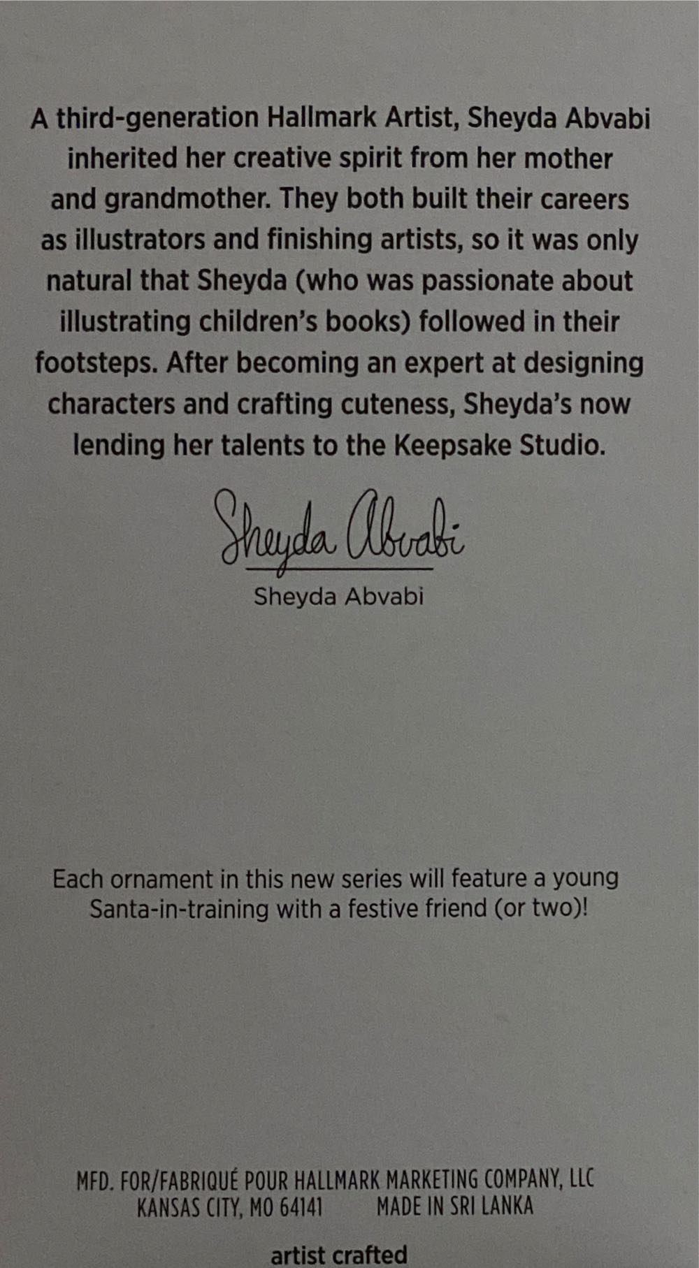 Young Santa #1 in Series - Young Santa (Santa) ornament collectible [Barcode 763795772810] - Main Image 2