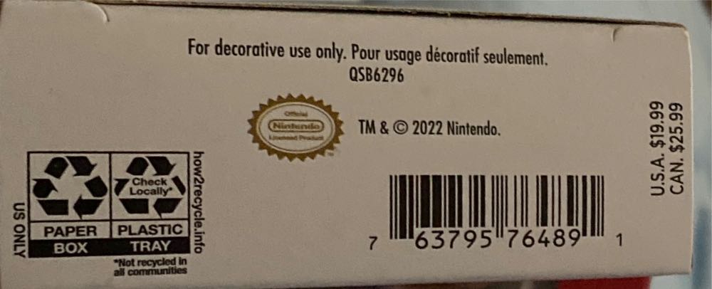 Mini - Super Mario Bro’s - Super Mario 6 Pc Set - Random (Miniature) ornament collectible [Barcode 763795764891] - Main Image 4