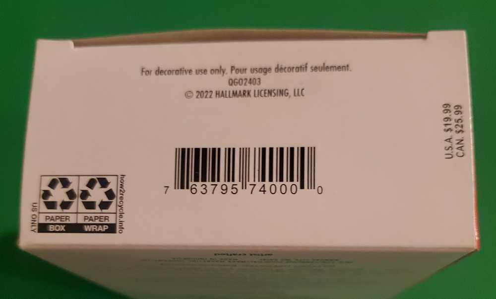 Connected By Heart Hallmark Ornament - Couples (You & Me) ornament collectible [Barcode 763795740000] - Main Image 3