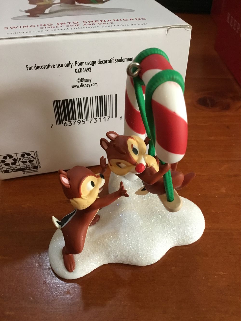 Chip And Dale - Sanigans - Disney Chip N’ Dale (Disney Chip and Dale) ornament collectible [Barcode 763795731176] - Main Image 2