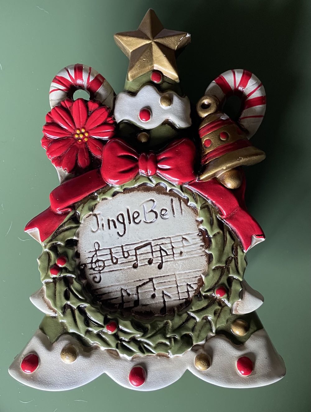 Clock Tower Wooden Ornanment Ginger Cottage