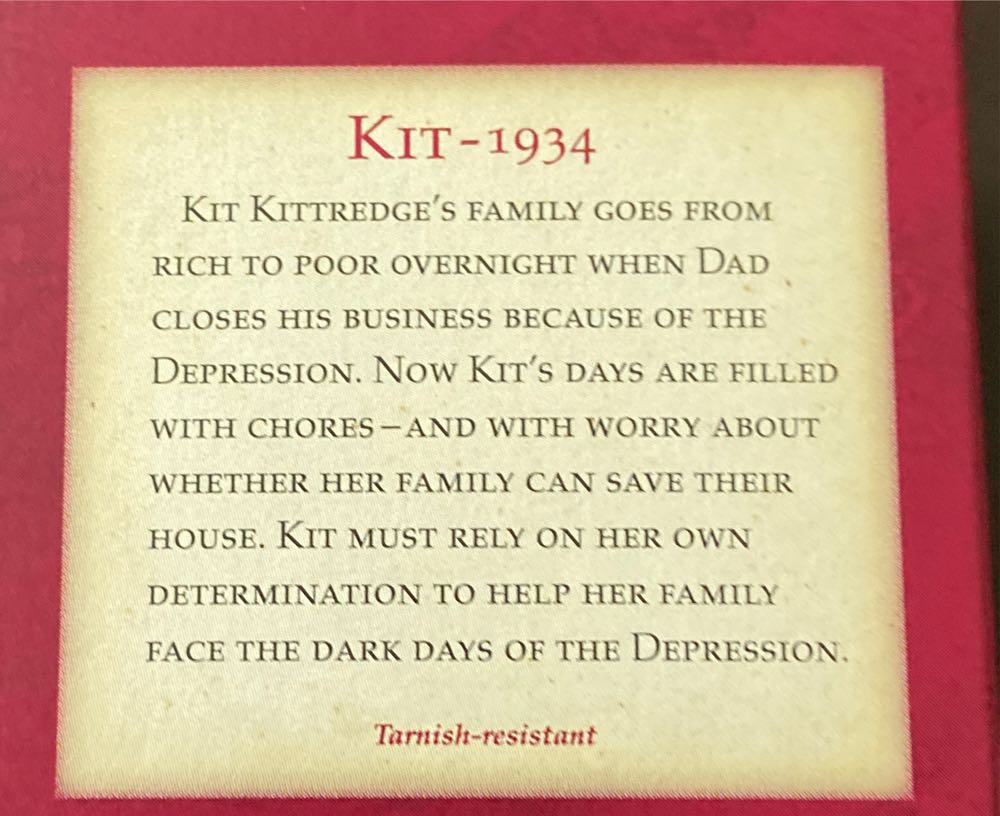 An American Girl Kit 1934 - Hallmark American Girl Charm ornament collectible [Barcode 015012712353] - Main Image 2