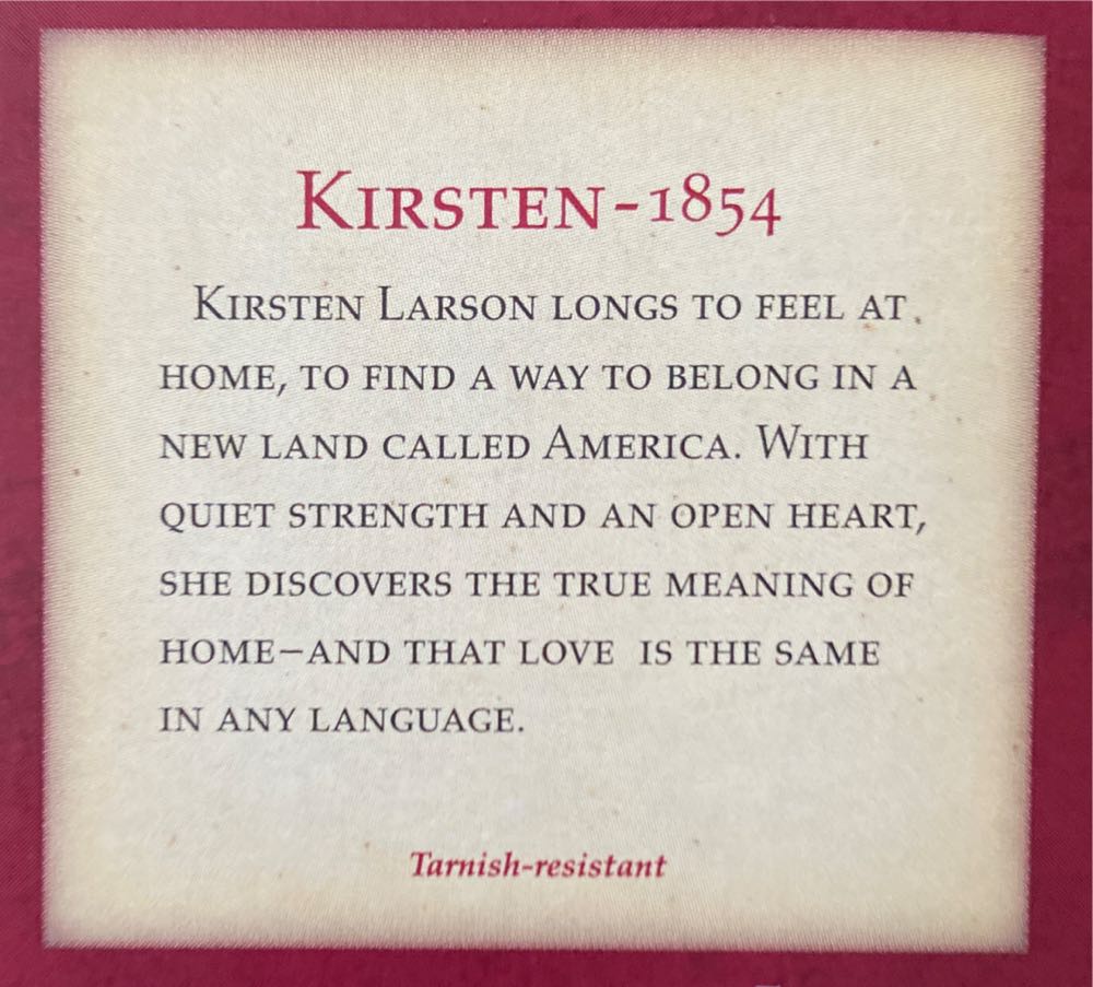 An American Girl Kirsten 1854 - Hallmark American Girl Charm ornament collectible [Barcode 015012712322] - Main Image 2