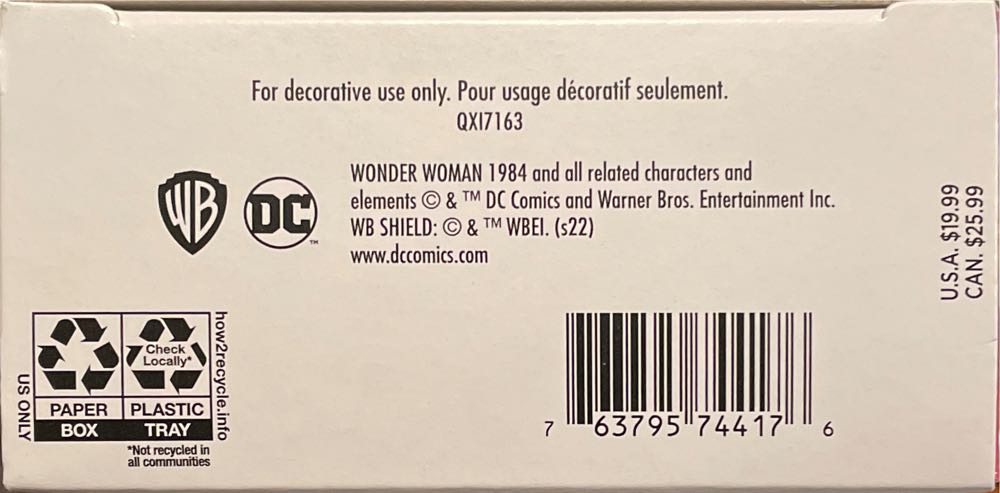 DC: Wonder Woman & The Lasso Of Truth 2022 Ornament - DC Superheroes (Wonder Woman WW84) ornament collectible [Barcode 763795744176] - Main Image 3