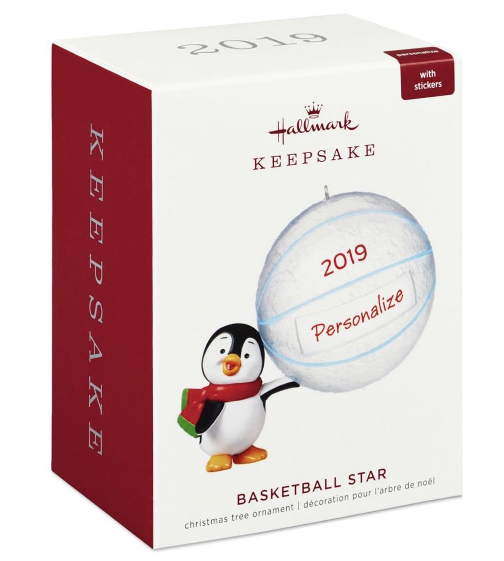 Basketball Star (Personalize) - Hallmark Keepsake Ornament (Sports) ornament collectible [Barcode 763795463398] - Main Image 4