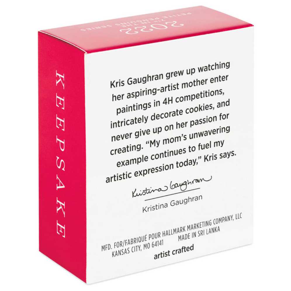 A Snowy Treat - Petite Penguins (Miniature) ornament collectible [Barcode 763795726974] - Main Image 4