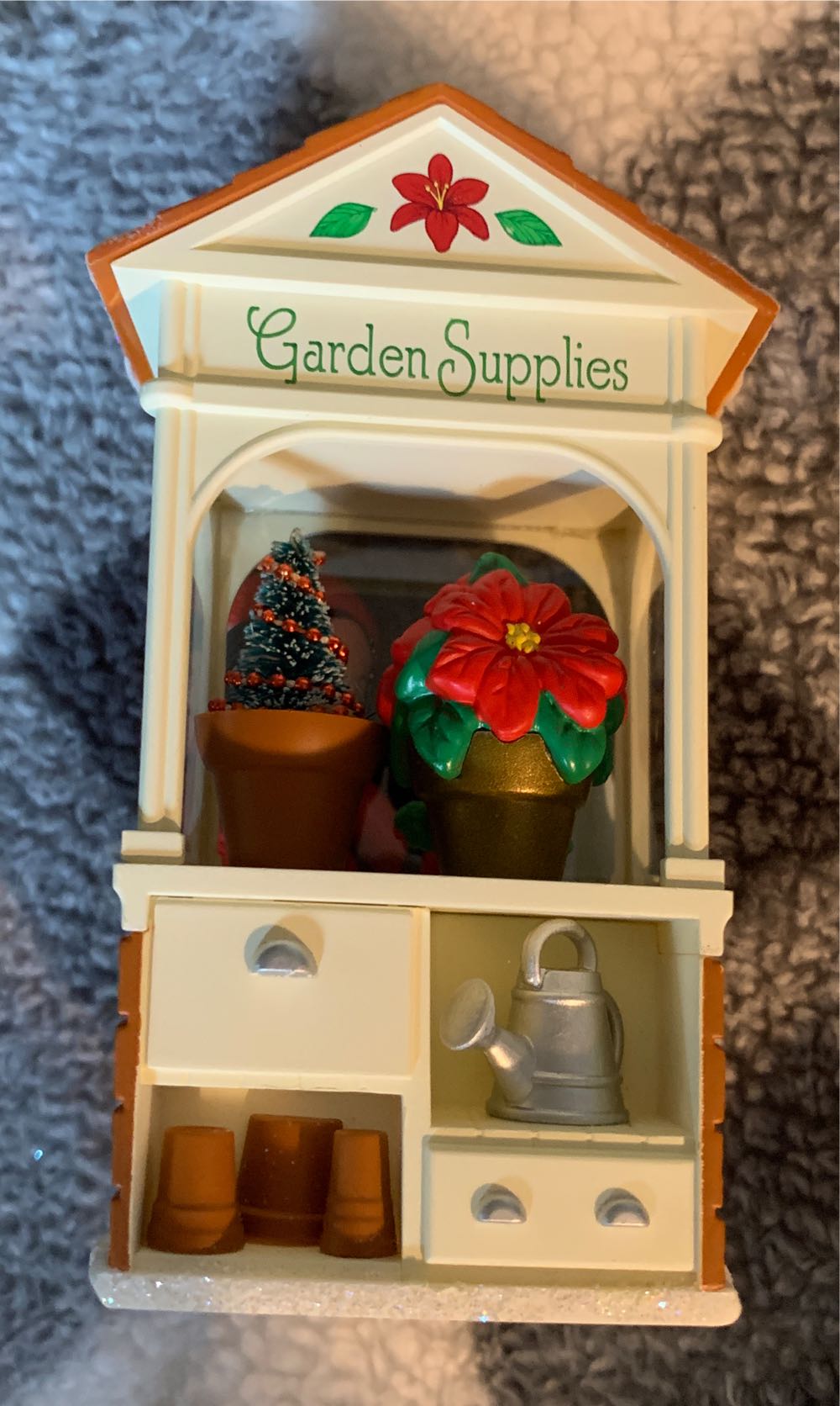 Christmas Window #20 - Christmas Window (Lily’s flower shop) ornament collectible [Barcode 763795766079] - Main Image 4