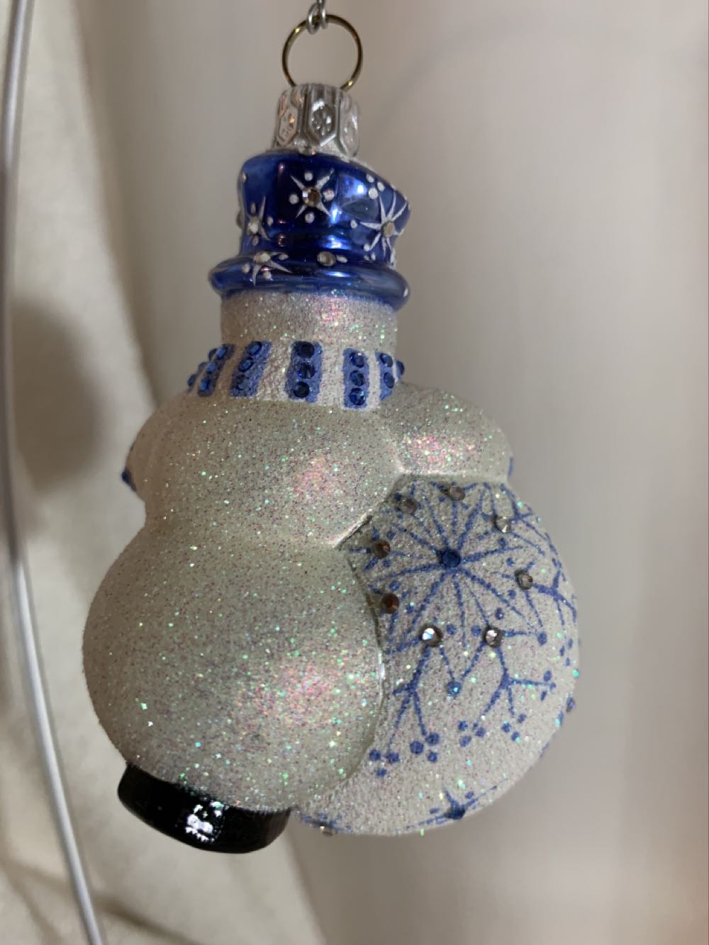 Under Construction, Light Blue - General Line (Snowman) ornament collectible - Main Image 3